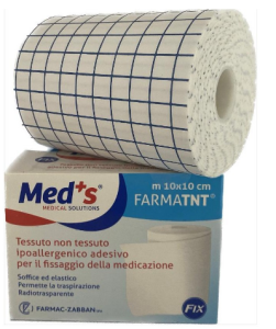 FARMATNT Cerotto Med s Per Fissaggio A Rotolo In Tnt Estensibile 10 Cm 