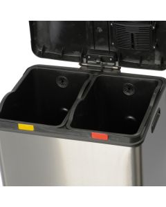 Pattumiera a pedale per differenziata Multiflux-30 lt x 2-Medial