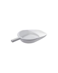 Padella per feci in plastica autoclavabile
