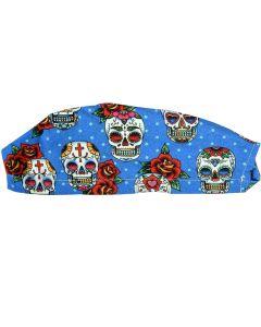 Cappellino chirurgico sala operatoria fantasia teschio taglia M Gima