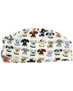 Cappellino chirurgico sala operatoria fantasia pet taglia M Gima