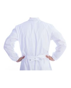 Camice medico unisex con bottoni automatici cotone/poliestere taglia S bianco Gima