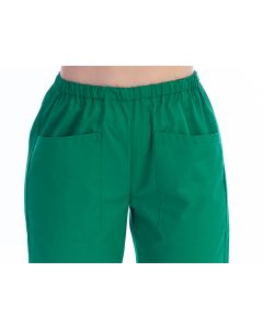 Pantaloni infermiere verdi unisex cotone/poliestere taglia S Gima 