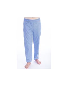 Pantaloni infermiere azzurri unisex cotone/poliestere taglia S Gima 