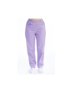 Pantaloni infermiere viola unisex cotone/poliestere taglia L Gima 