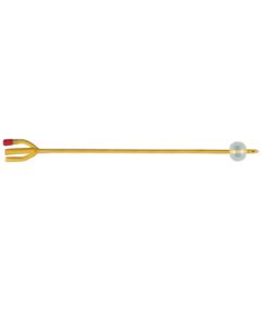 Catetere Foley Med's in lattice siliconato 3 vie sterile CH 24 PAL 5/15 ML