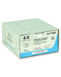 Sutura monofilamento non assorbibile Ethicon Prolene Blue 4/0 ago 19 mm FS-2 45 cm 36 pezzi
