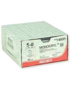 Sutura assorbibile Ethicon Monocryl 5/0 ago 13 mm conf. 36 pezzi