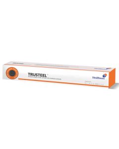 Sutura non ass. Trusteel calibro 5, curva 1/2, ago 48 mm, lung. 45 cm, naturale, conf. 48 pezzi