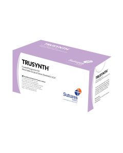 SUTURA ASS. TRUSYNTH calibro 2/0, curva 1/2, ago 30 mm - 90 cm - viola conf. 12 pezzi