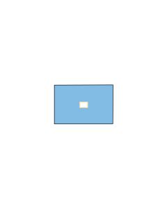 Telo chirurgico in TNT, 75 x 90 cm, azzurro, con foro 6 x 9 cm, conf.75 pezzi