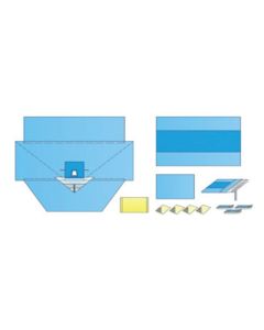 Set chirurgico ginecologico universale, sterile conf. 8 pezzi