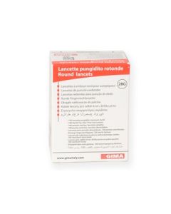 Lancette pungidito sterili monouso-28G-100 pezzi-Gima