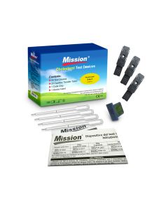 Test colesterolo-Pannello test lipidi 3 in 1per Mission 25 pezzi 