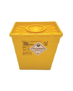 Contenitore rifiuti speciali 30 litri in plastica - tappo doppio 