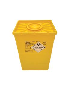 Contenitore rifiuti speciali 50 litri in plastica - tappo doppio 