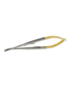 PORTA AGHI CASTROVIEJO IN TUGSTENO CURVO - 14 cm - punte zigrinate Gima