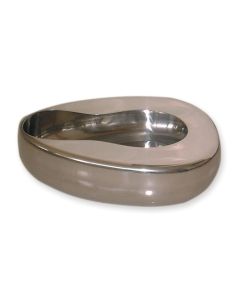 PADELLA OSPEDALIERA IN ACCIAIO INOX 354x289x97 mm