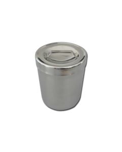 PORTACOTONE IN ACCIAIO INOX diametro 103x128 mm - 1litri