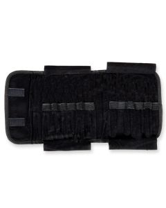 Borsa portaferri chirurgici con imbottitura di protezione e chiusura in velcro nera