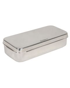 SCATOLA PORTASTRUMENTI IN ACCIAIO INOX 18x8x4 cm 