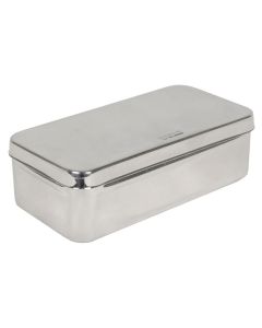 SCATOLA PORTASTRUMENTI IN ACCIAIO INOX 20X10X6 cm 