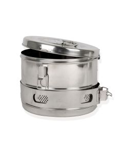 Drum cilindrico per sterilizzazione diametro 240 x h 190 mm Gima