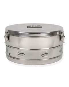 Drum cilindrico per sterilizzazione diametro 340 x h 180 mm Gima