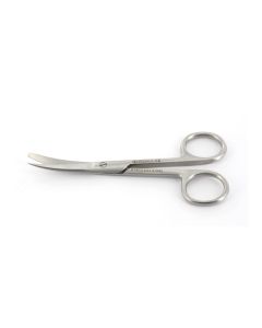 FORBICE CURVA punte alterne in acciaio inox misura 14,5 cm