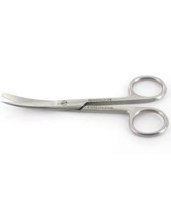 FORBICE CURVA punte alterne in acciaio inox misura 20 cm