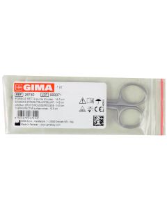 FORBICE RETTA punte smusse in acciaio inox misura 14,5 cm 