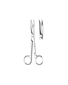FORBICI CHIRURGICHE CURVE punte acute in acciaio inox misura 16 cm