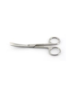 FORBICE CURVA punte alterne in acciaio inox misura 11,5 cm