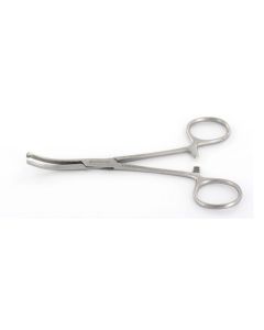 PINZA CHIRURGICA KOCHER curva in acciaio inox misura 16 cm
