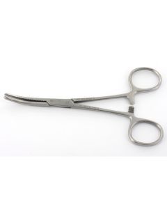 PINZA CHIRURGICA KLEMMER curva in acciaio inox misura 20 cm