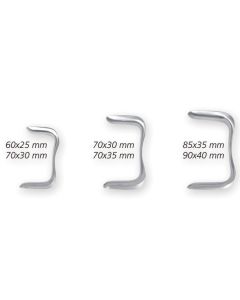 SET RETRATTORI SIMS in acciaio inox kit 3 pezzi