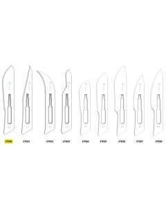 LAME GIMA INOX N. 10 STERILI conf. 100 pezzi