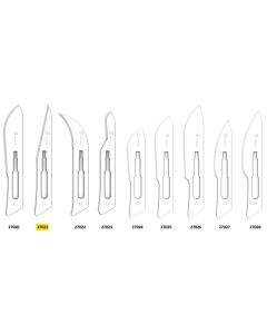 LAME GIMA INOX N. 11 STERILI conf. 100 pezzi
