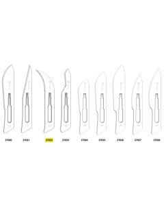LAME GIMA INOX N. 12 STERILI conf. 100 pezzi