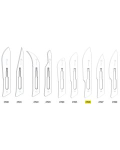 LAME GIMA INOX N. 22 STERILI conf. 100 pezzi