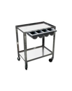 CARRELLO TUTTO ACCIAIO INOX 