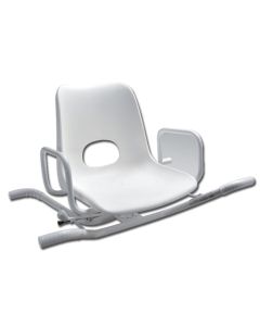 SEDIA DA BAGNO GIREVOLE girevole a 360° in 4 posizioni portata 100 kg