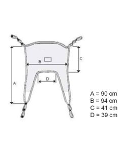 IMBRAGATURA UNIVERSALE PER SOLLEVATORE portata 250 kg 