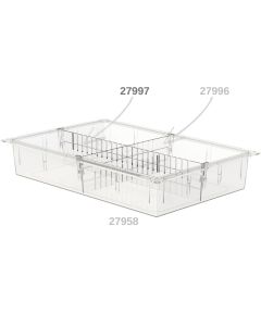 DIVISORIO 600x100 mm per cassetti ISO 