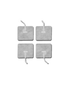 Elettrodi quadrati con cavetto 10 cm attacco femmina-Gima