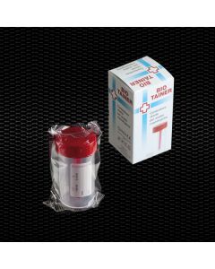 Contenitori per feci 60 ml in PP graduati con tappo a vite confezione da 196 pezzi Bio-Trainer Syntesys
