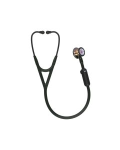 3M LITTMANN STETOSCOPIO CORE DIGITAL 8572 colore nero con finiture arcobaleno brillanti 