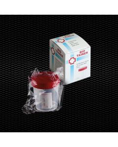 Contenitori per urine 120 ml in PP con tappo a vite confezione da 100 pezzi Bio-tainer Syntesys