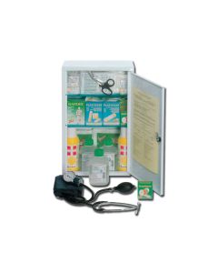 Kit pronto soccorso all. 1 armadietto metallico completo 46x30x14 cm Gima