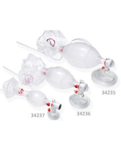 Pallone Monopaziente con Mascherina N°1 e Sacca Ossigeno SPUR II Pediatrico Ambu